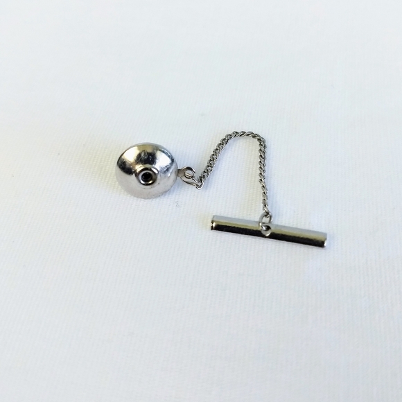Southwestern Cowboy Arrowhead Tie Tack w/ Chain - Picture 2 of 5